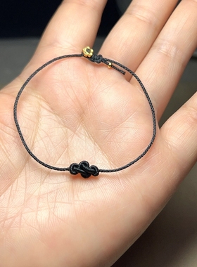 2026马年本命年极细红绳女士手链