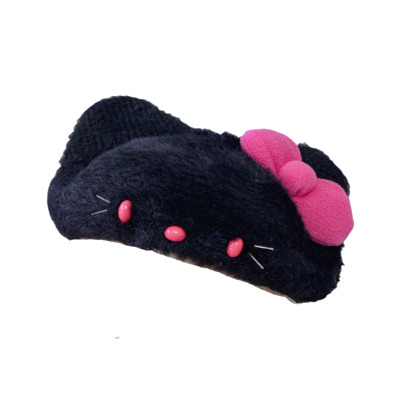 特价 日系猫咪耳朵蝴蝶结原宿Y2K女可爱软妹画家秋冬显脸小贝雷帽,淘宝优惠券,粉丝福利购,淘宝优惠卷