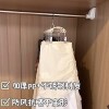 Stainless steel multi-clip trouser clip hanger