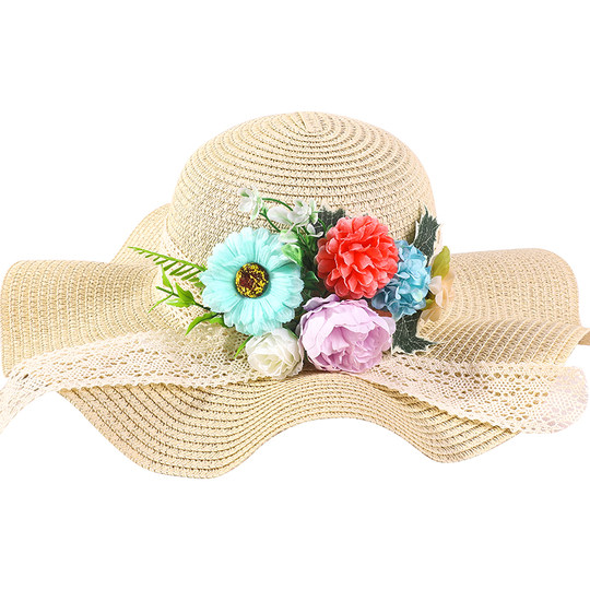 元旦花艺草帽diy手工材料包法式礼帽干花遮阳帽太阳帽暖场活动