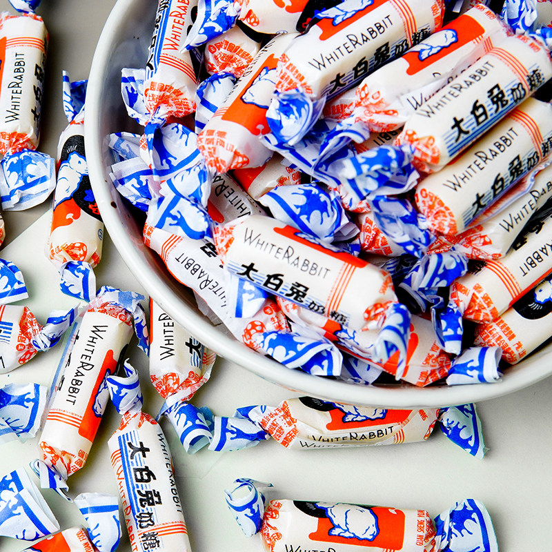 上海特产 冠生园大白兔奶糖227克 *2袋儿时经典奶糖婚庆喜糖糖果,淘宝优惠券,粉丝福利购,淘宝优惠卷