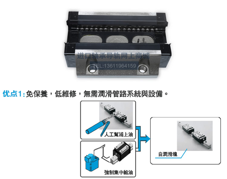 台湾ABBA直线导轨滑块BRS15B BRH20B 25B BRC20 25 35AO 35BL45RO - 图3