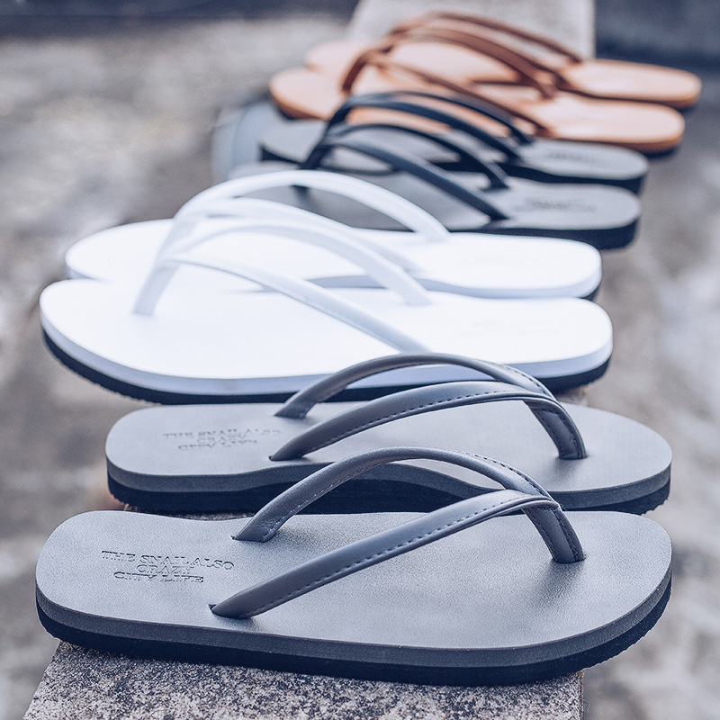 Slipper men summer beach sandals women flip-flops人字拖鞋 - 图0