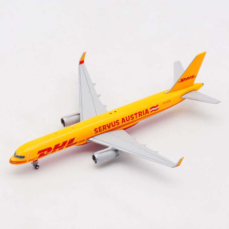 /JC Wings 1:400 客机模型 合金 DHL快递 波音B757-200PCF OE-LNZ - 图0