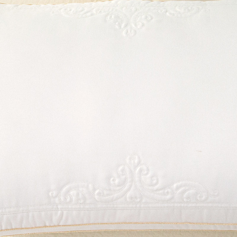 富安娜蚕丝枕头单人成人护颈椎枕芯欧式提花轻奢软枕头芯一个装,淘宝优惠券,粉丝福利购,淘宝优惠卷