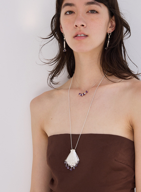 Apt2025AW贝壳吊坠项链