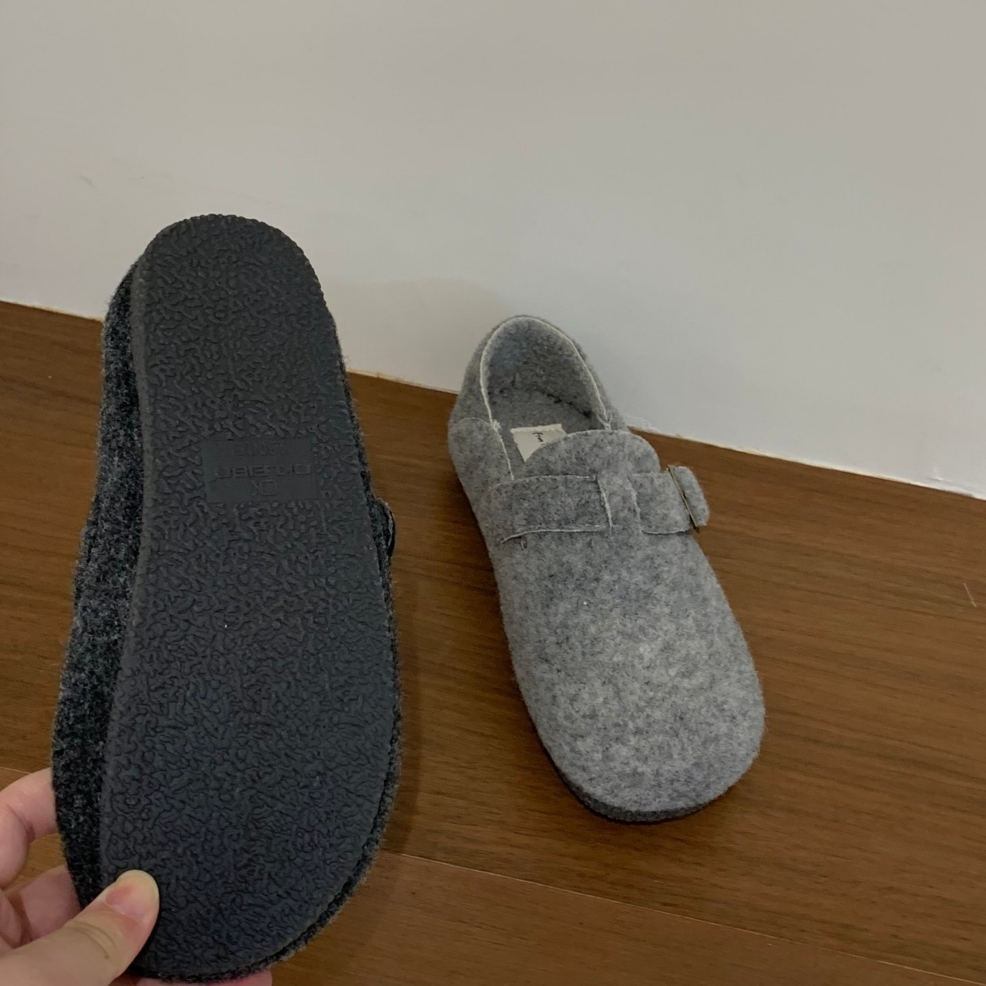 森系复古加绒毛呢勃肯鞋女2025秋冬新款软包软底单鞋乐福鞋豆豆鞋,淘宝优惠券,粉丝福利购,淘宝优惠卷