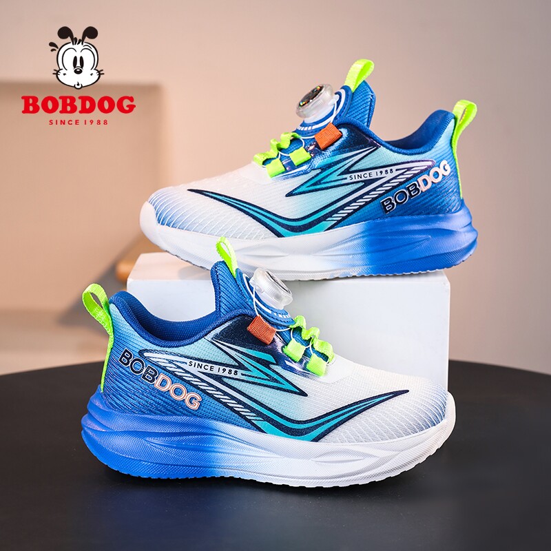 巴布豆童鞋男童运动鞋2025春季新款儿童休闲板鞋学生透气跑步鞋子