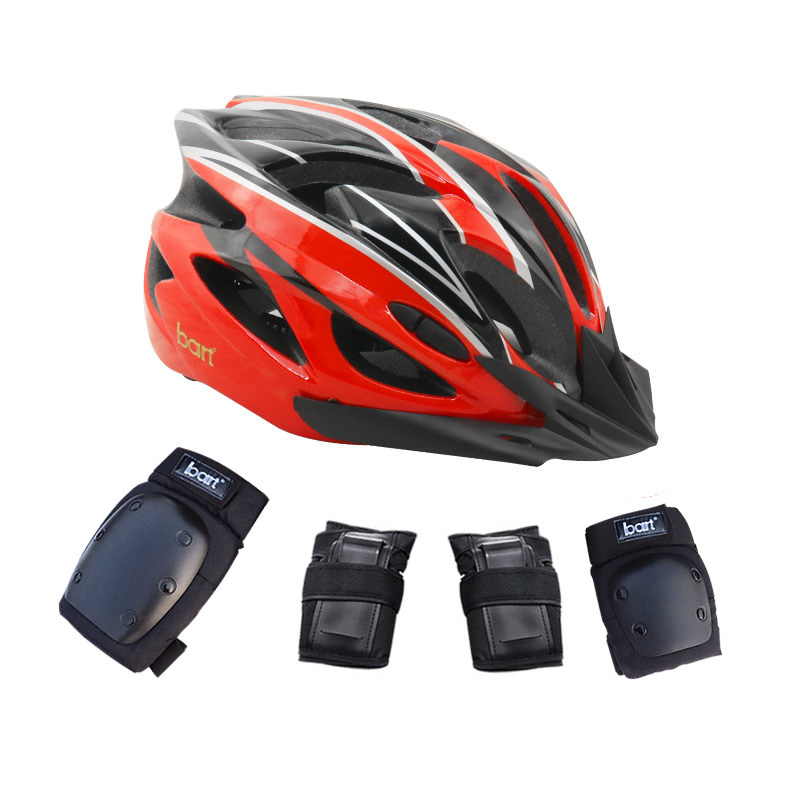 轮滑溜冰鞋护具套装儿童成人头盔滑板自行车平衡车防摔护具头盔,淘宝优惠券,粉丝福利购,淘宝优惠卷