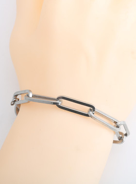 欧美款工业风钛钢手链