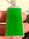 Emerald full green Wushi brand pendant inlaid