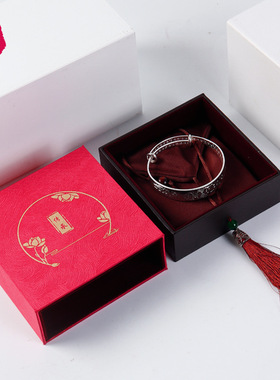 复古金传承抽屉式手镯盒