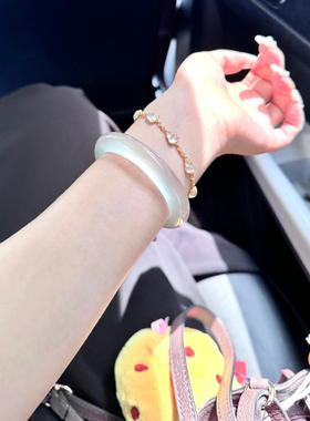 高冰白月光荔枝冻古风玉镯礼盒