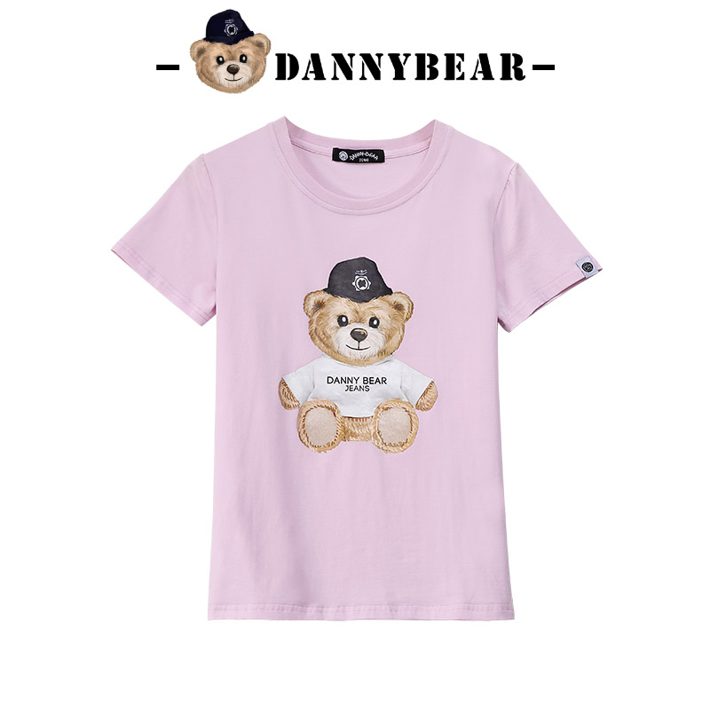 【官方直播】DANNYBEAR轻奢时尚小熊男女款T恤情侣款亲子款可选