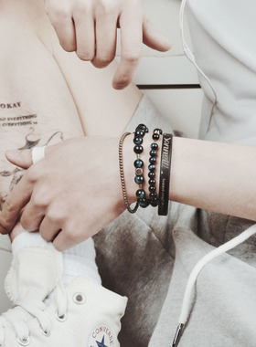 西美社古法原创手作情侣细手链