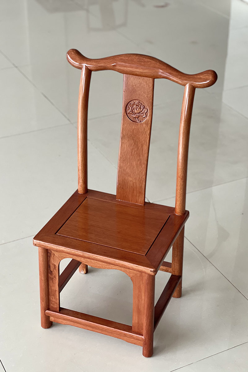 明清仿古红木小椅子实木家用靠背矮凳酸枝木菠萝格小方凳换鞋凳子