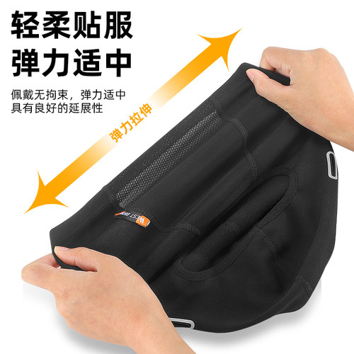 西骑者摩托车骑行夏季冰丝防晒头套加绒保暖面罩自行车防风围脖 - 图1