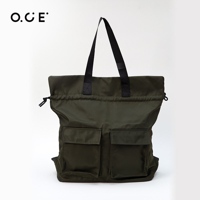 OCE简约系列双肩包两用休闲多功能可单肩帆布轻便背包斜挎书包,淘宝优惠券,粉丝福利购,淘宝优惠卷