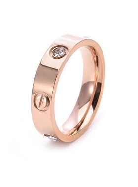 吾岸 樊霄同款戒指 时尚带钻不掉色指环电视剧同款