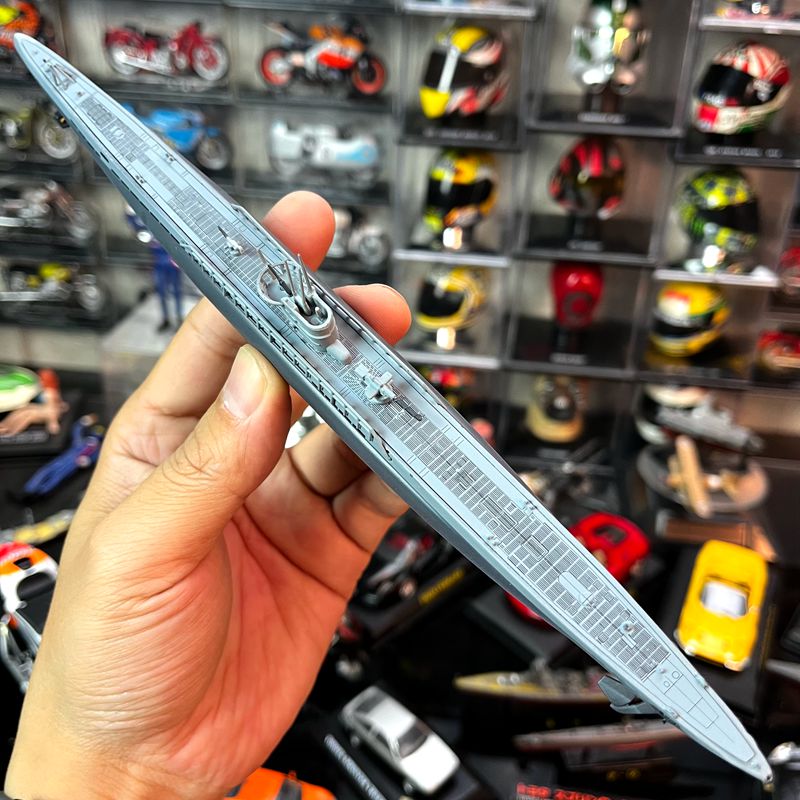 促销1/350比例德国狼群U181合金潜艇模型仿真军事摆件成品舰船无-图0