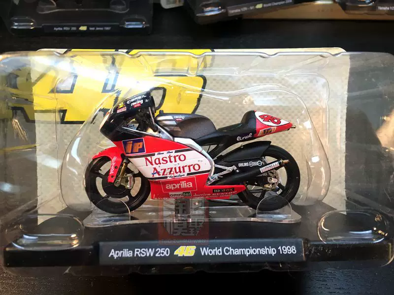 Модель мотоцикла 1:18 серии GP, Aprilia, годовой чемпионат, статическая модель