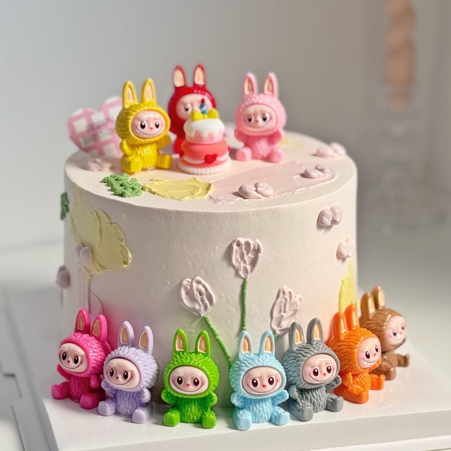 网红卡通拉布布蛋糕装饰摆件可爱坐姿labubu儿童小孩生日装扮插件,淘宝优惠券,粉丝福利购,淘宝优惠卷