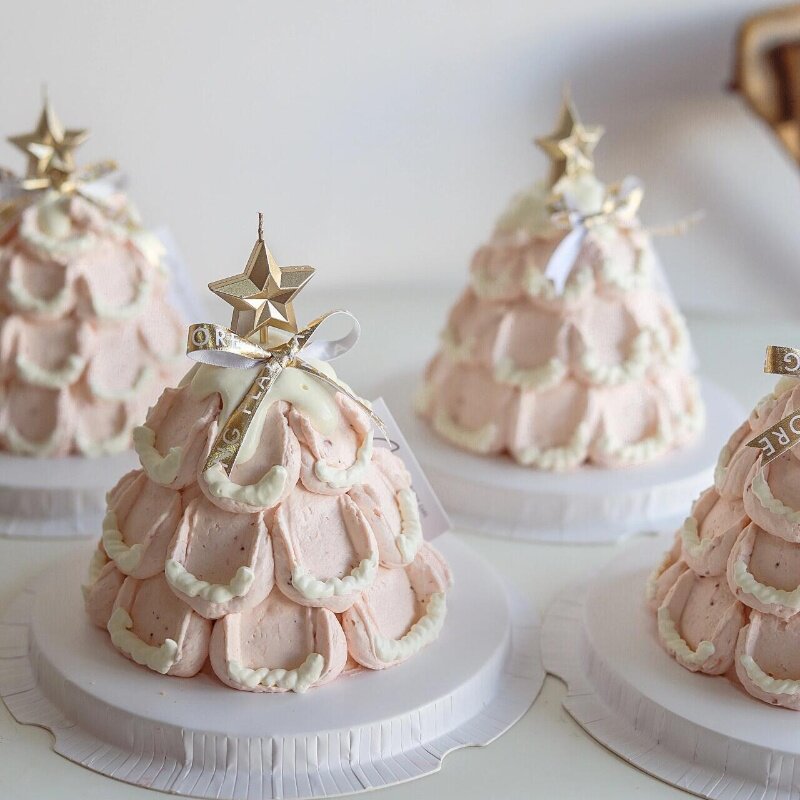 2025圣诞节许愿树蛋糕装饰丝带蝴蝶结钻石星星蜡烛平安夜烘焙装扮,淘宝优惠券,粉丝福利购,淘宝优惠卷