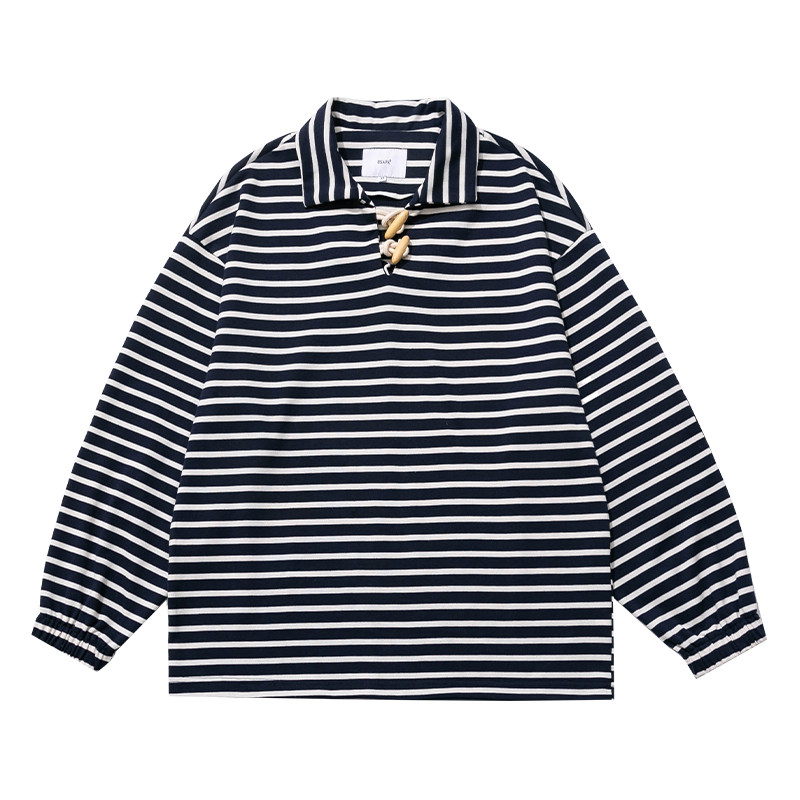 cmf2021日系复古潮牌牛角扣男卫衣 cmf卫衣