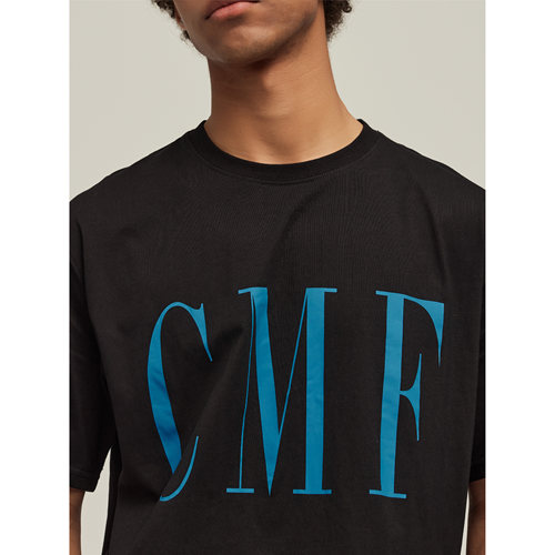 CMF2023年夏季新款美式潮牌街头感宽松LOGO印花圆领短袖t恤男上衣 - 图1