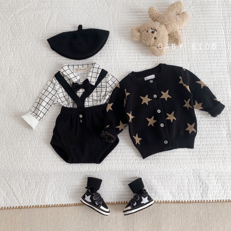 ins春秋婴幼儿童针织毛衣开衫男女宝宝百搭长袖星星上衣外套潮范,淘宝优惠券,粉丝福利购,淘宝优惠卷