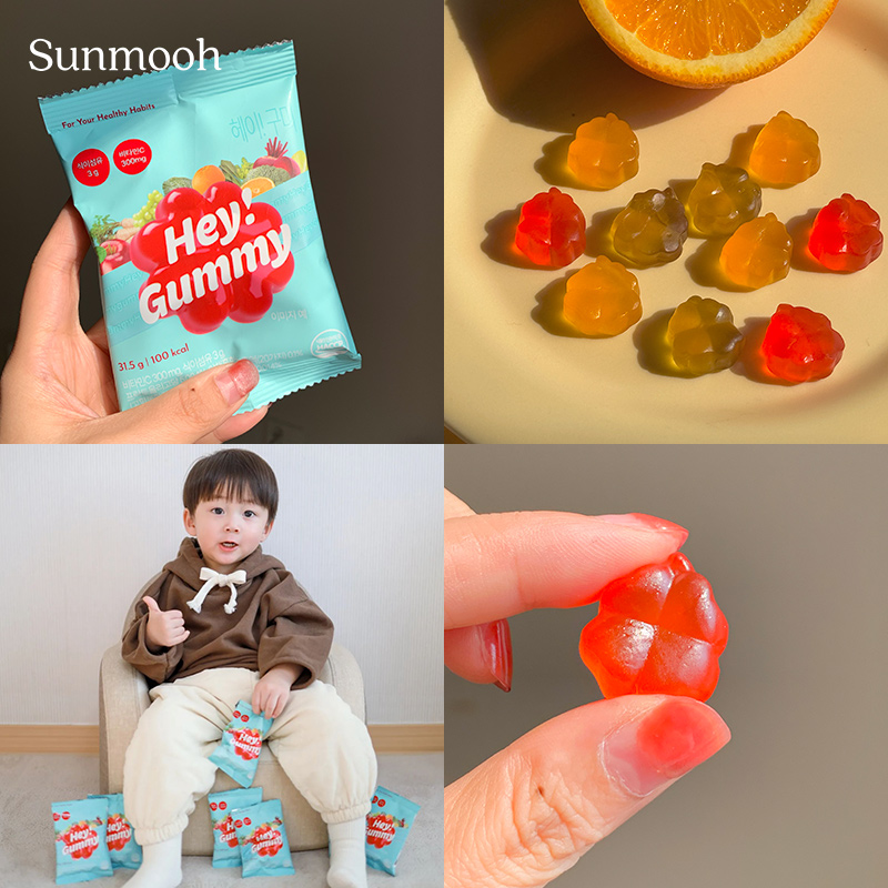 【Sunmooh】果汁维生素VC软糖FOODOLOGY儿童维他命膳食纤维-图0