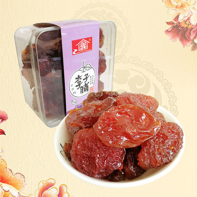 好亿家北京200g李子脯休闲果干果脯 好亿家食品旗舰李子