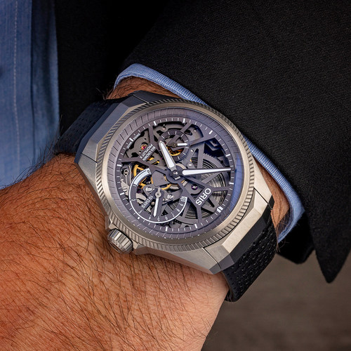 ORIS豪利时航空飞行员X镂空115自主机芯10日链机械腕表 - 图2