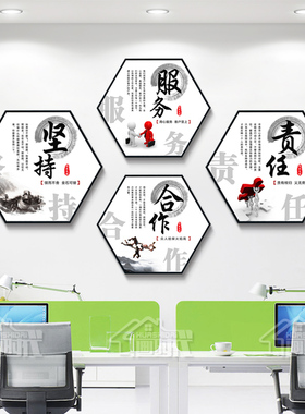 公司办公室装饰画励志标语