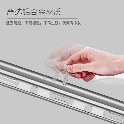 郁金香手摇晾衣架阳台升降手动晒衣架家用三杆晾衣杆室内晒被架 - 图2
