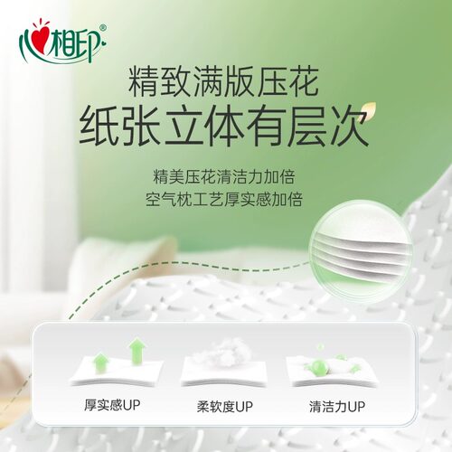 心相印悬挂式抽纸卫生纸家用实惠装纸巾整箱餐巾纸大包厕纸壁挂式 - 图1
