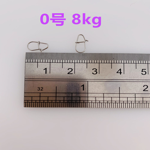 出口日本路亚别针蛋形别针不锈钢快速别针强力连接器10KG拉力 - 图0