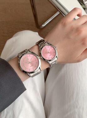 S15 Trendy brand men's and women's watches, simple steel