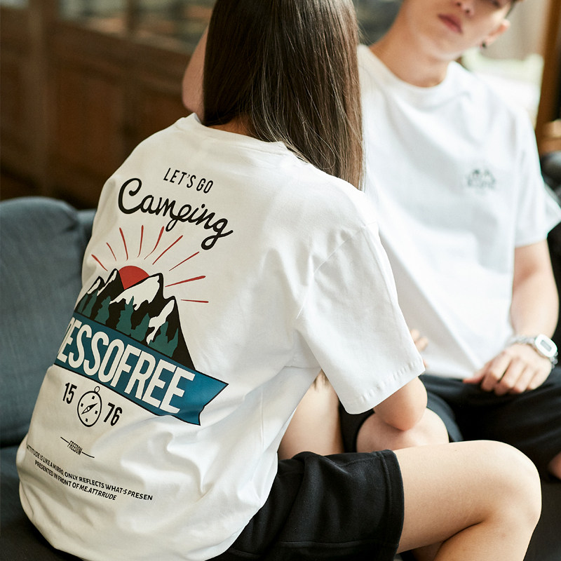 唐狮联名2022夏季印花t恤男打底衫 dessoT恤