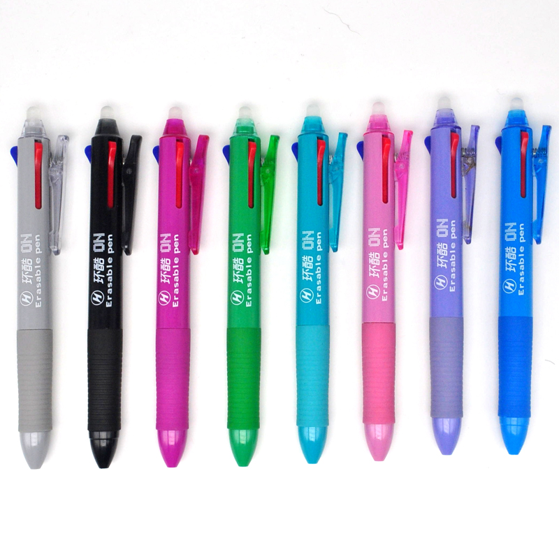可擦笔多功能笔多彩三色笔做笔记专用合一体中性笔热摩易檫磨魔力 - 图0
