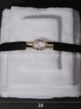 酒店样板房加厚毛巾浴巾方巾套装