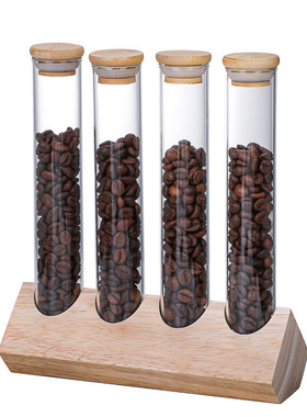 现代简约样板房售楼部厨房操作台咖啡豆系列软装饰品摆件装饰道具