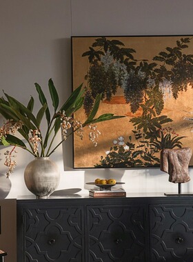 景德镇手作银月如歌大号水培摆件