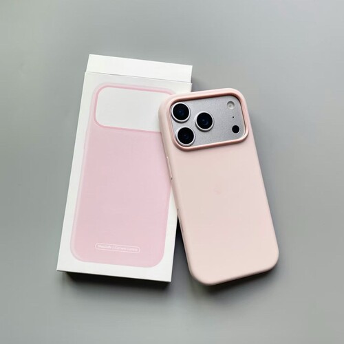 适用于苹果17promax官网同款液态硅胶磁吸手机壳iPhone17pro带动画Air防摔MagSafe磁吸简约相机按键保护套 - 图1