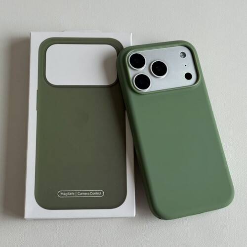 适用于苹果17promax官网同款液态硅胶磁吸手机壳iPhone17pro带动画Air防摔MagSafe磁吸简约相机按键保护套 - 图3
