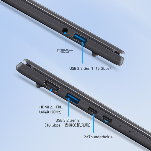 Acer/宏碁 非凡GoAi 2026旗舰新品酷睿UltraX7-358H 16英寸2.8K-120Hz高刷高端笔记本电脑商务办公全金属电脑 - 图3