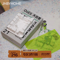 JNBYHOME tianmu li model incense scented scented ceramic scattered incense pendulum with natural plant light and elegant