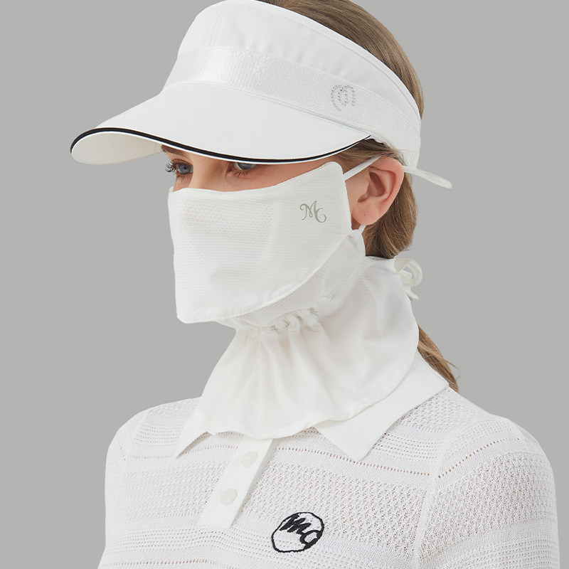 MG高尔夫防晒面罩脸颈防护薄款显脸型透气开口防紫外线户外跑步,淘宝优惠券,粉丝福利购,淘宝优惠卷