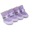 Camelot dog shoes soft sole luminous breathable foot covers Bichon Frize Schnauzer sandals non-falling pet shoes small dogs