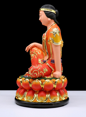 树脂神像观音摆件歪脖老母